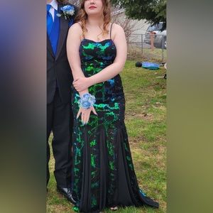 Mermaid core prom dress